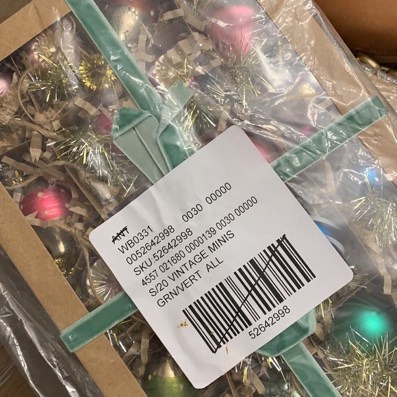 Anthropologie vtg minis ornament set new days of yore - Picture 3 of 5